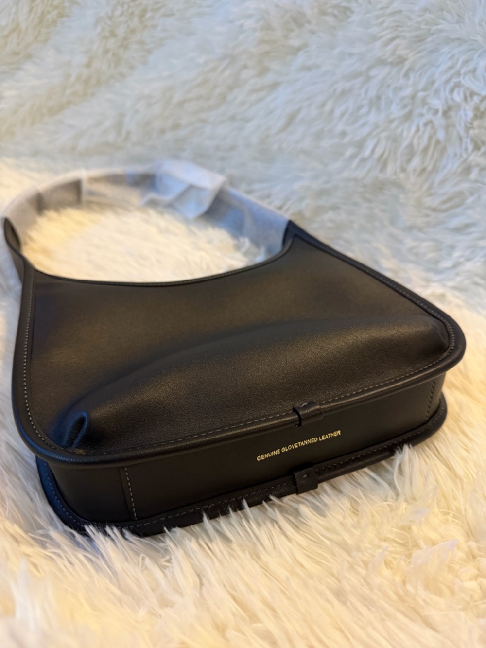 Coach Curve Zip Black Leather Hobo Shoulder Bag - Picture 6 of 16